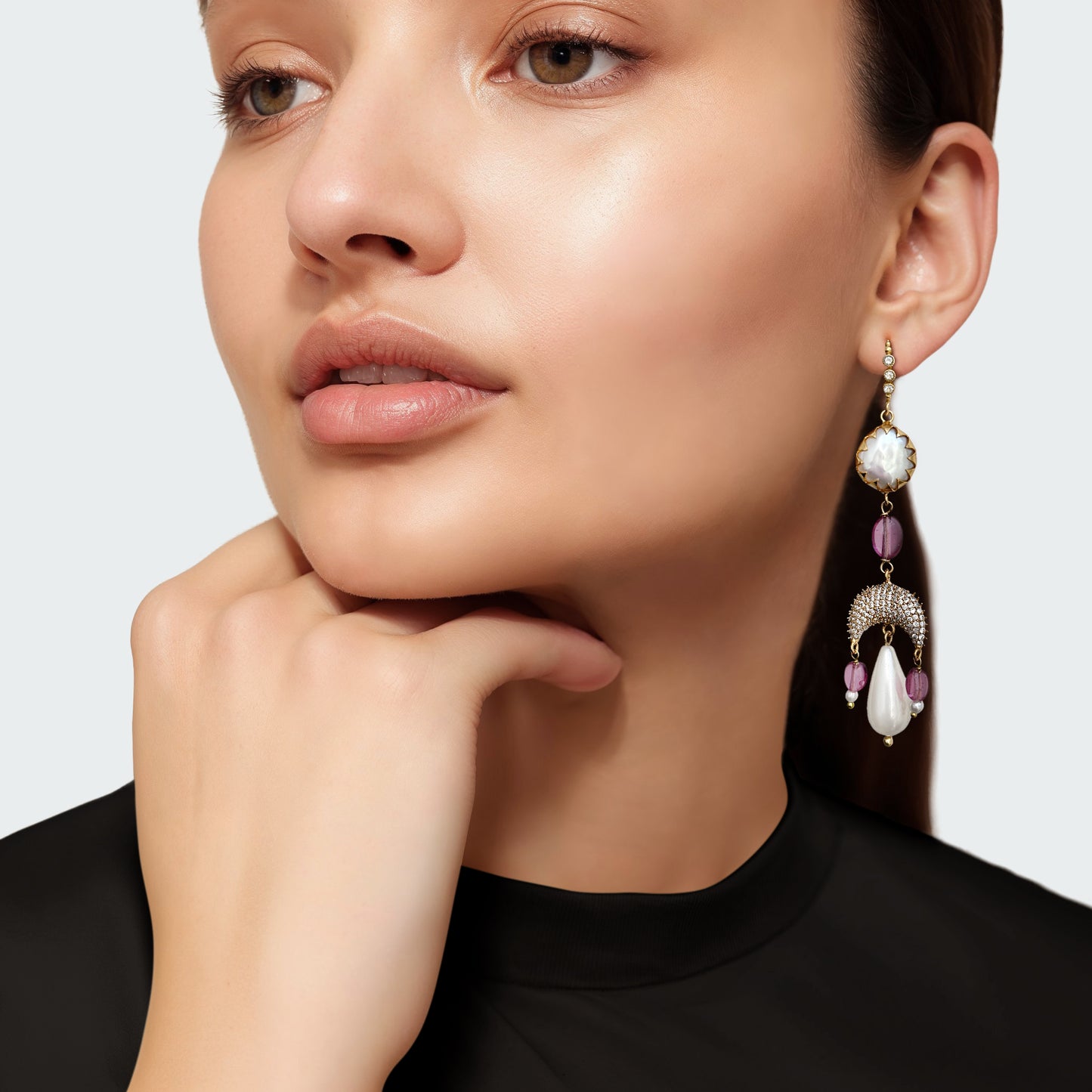 Modern Maharani Tourmaline Danglers