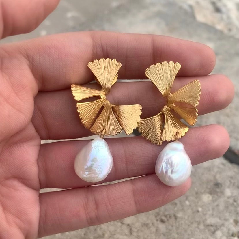 Multi Flower Baroque Earrings