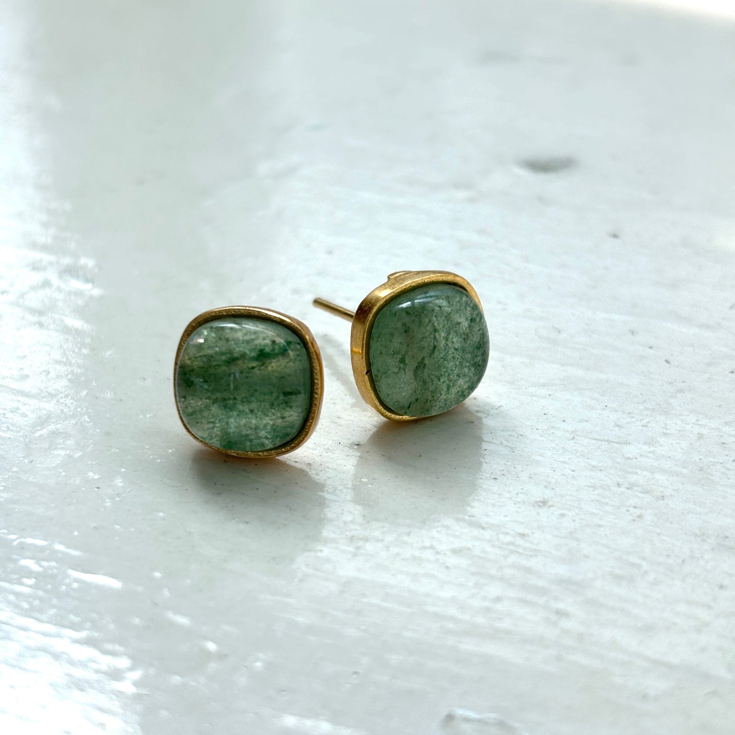 Jade Studs
