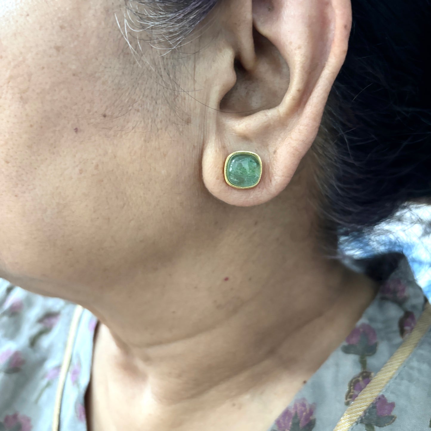 Jade Studs