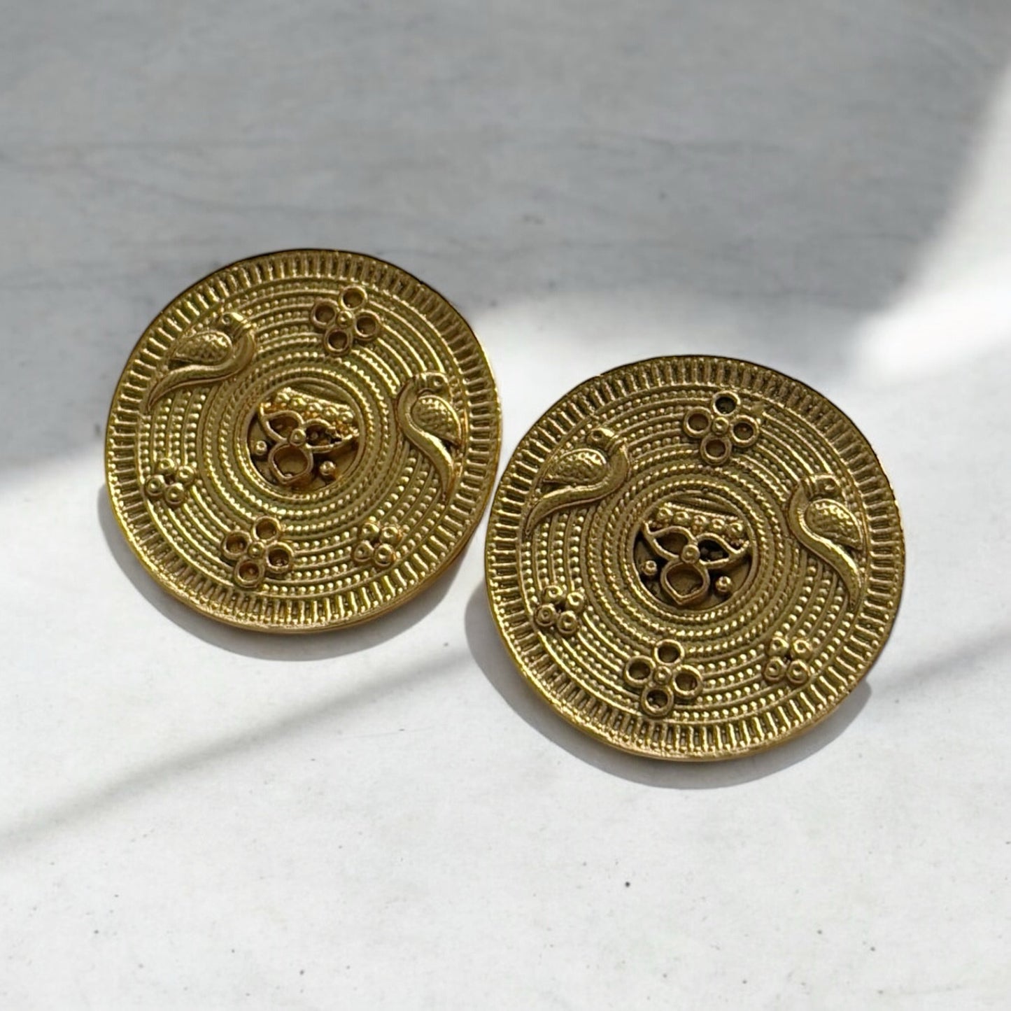Parrot Coin Studs