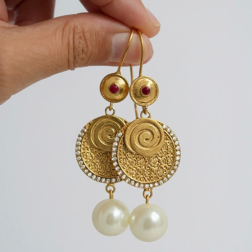 Rani Pearl Drop Earrings