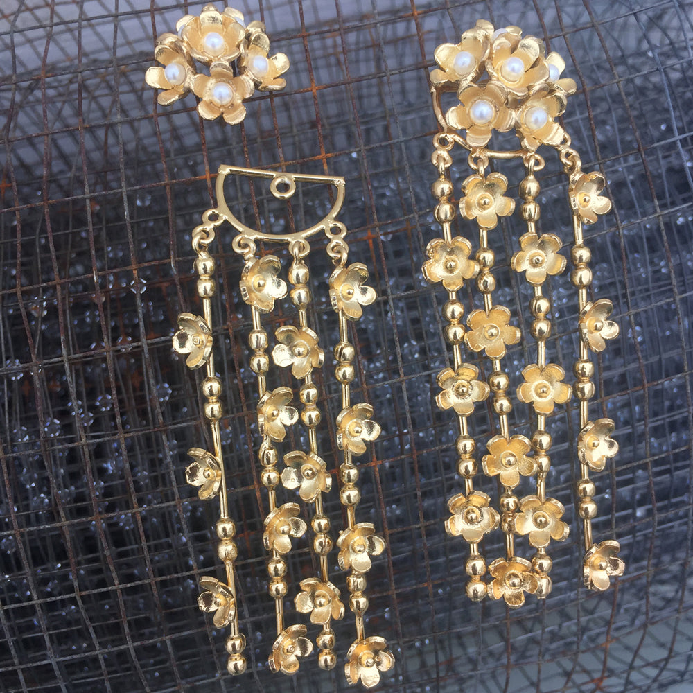 Detachable Floral Danglers