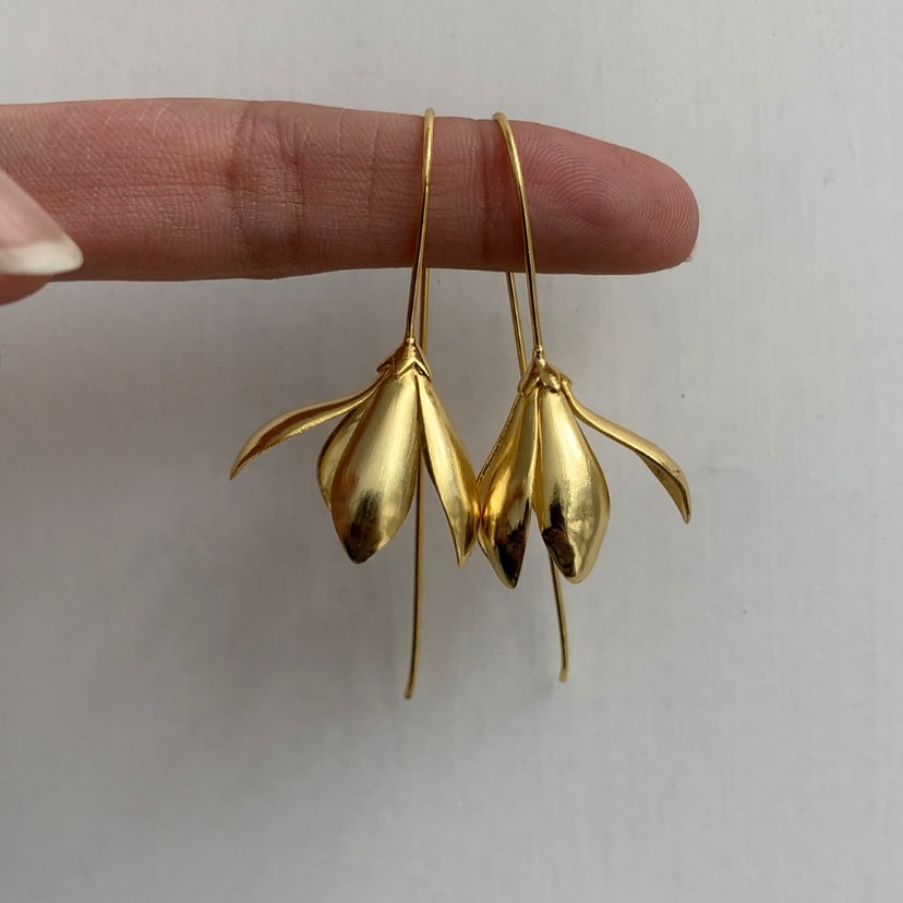 Flower Hook Earrings