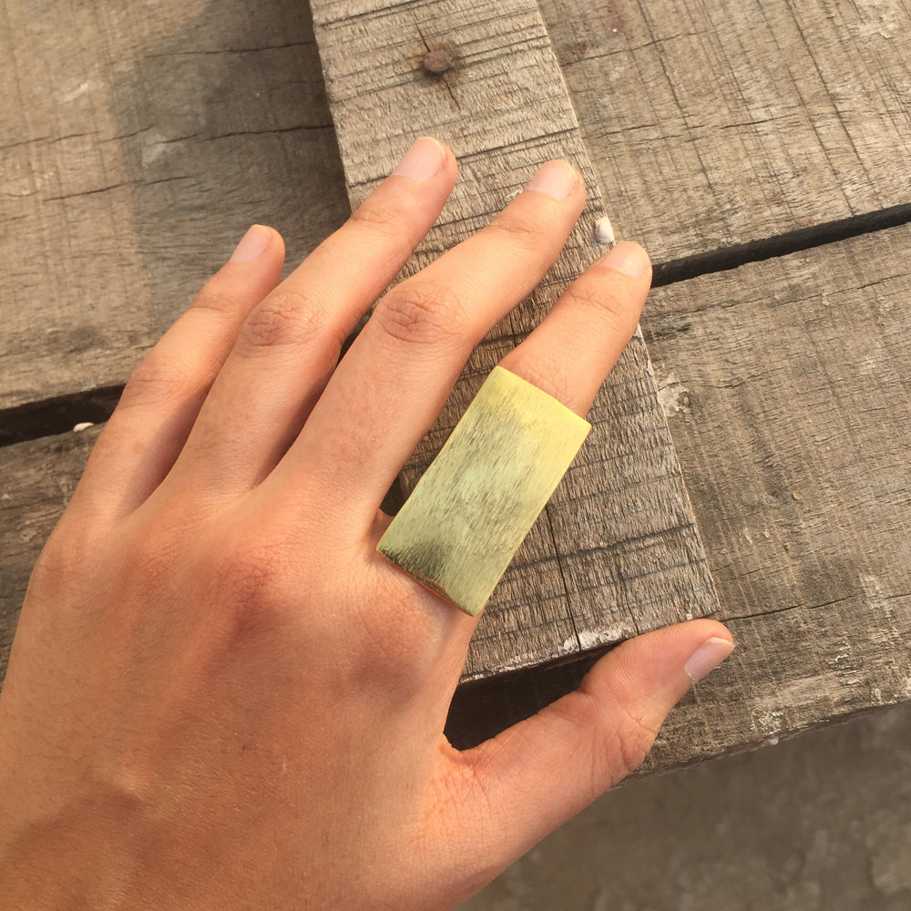 Statement Brick Ring
