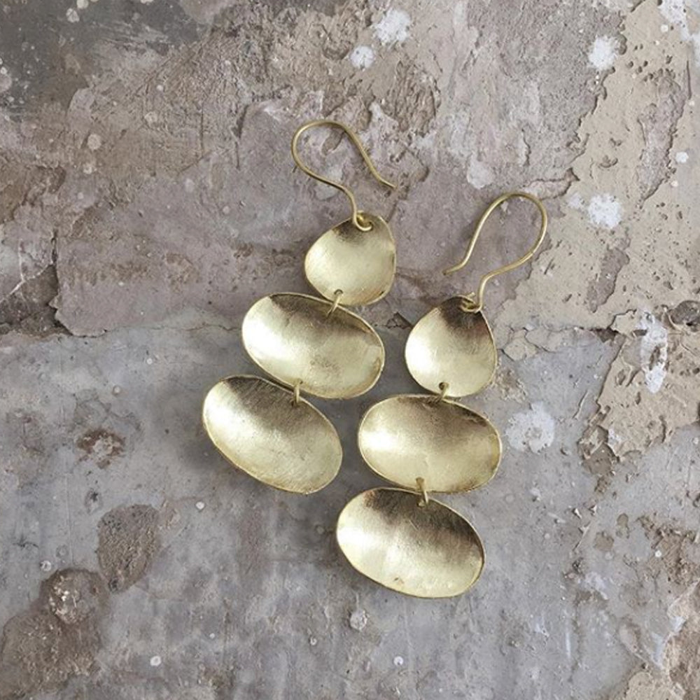 Textured Drop Earrings