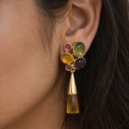 Multi Stone Danglers