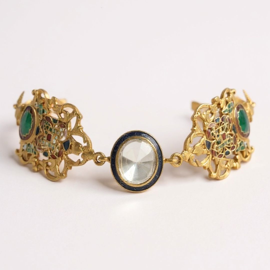 Polki & Enamel Choker