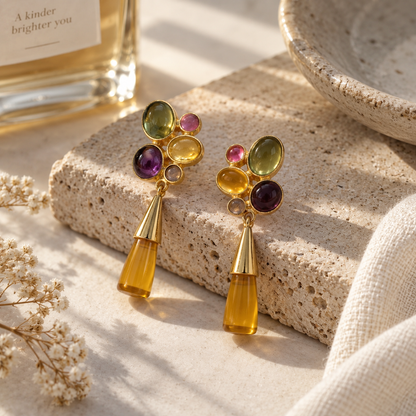 Multi Stone Danglers