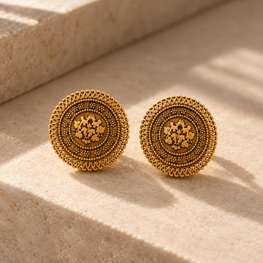 Svarna Chakra Studs