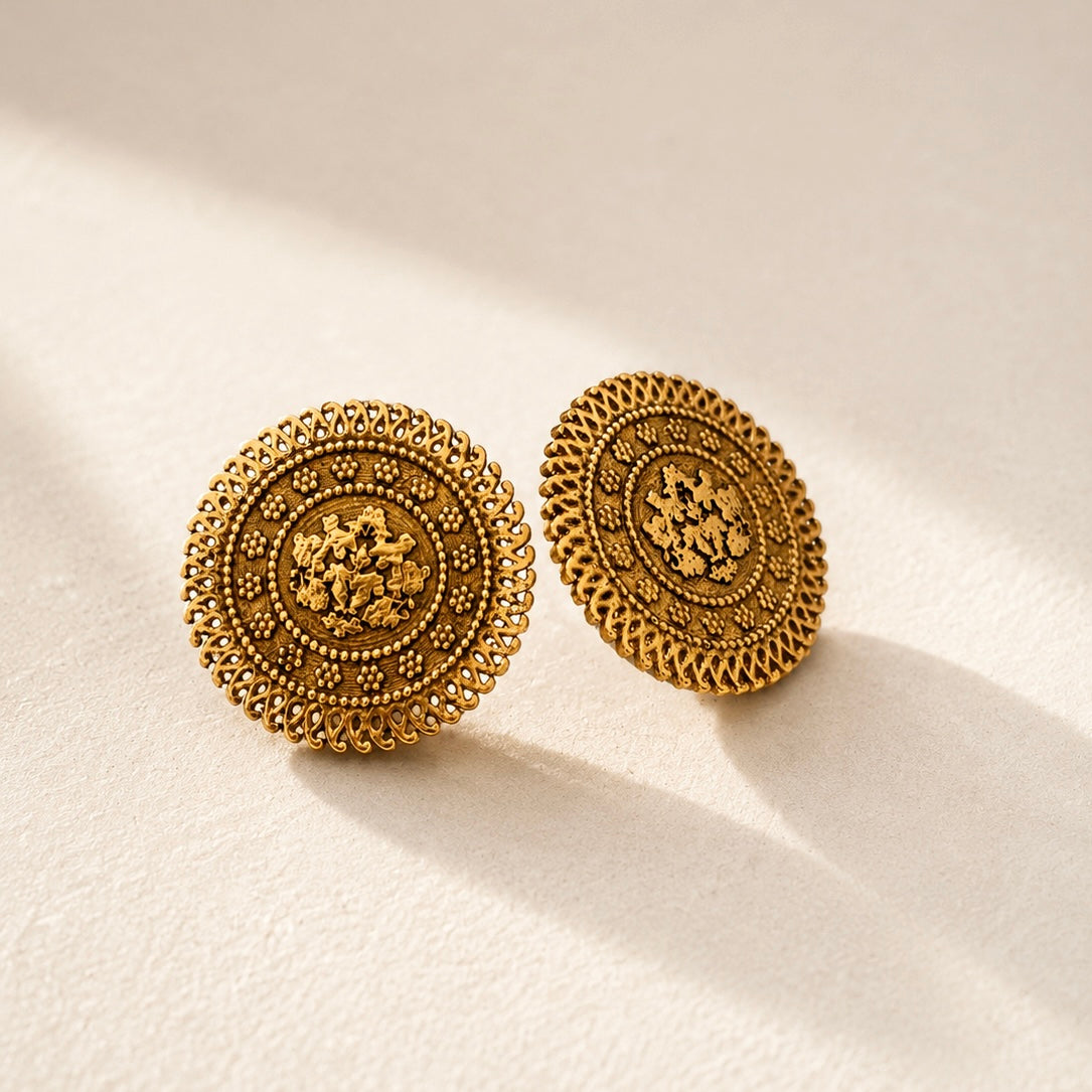 Svarna Chakra Studs
