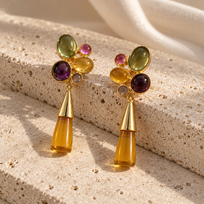 Multi Stone Danglers