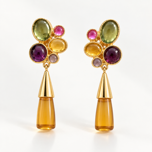 Multi Stone Danglers