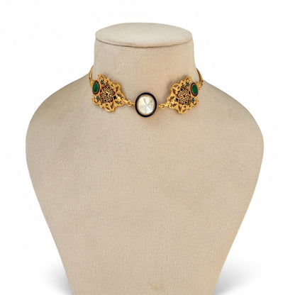 Polki & Enamel Choker