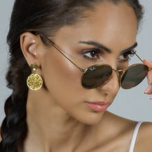 Load image into Gallery viewer, Round Mesh Earrings