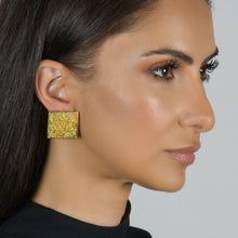 Load image into Gallery viewer, Square Mesh Stud Earrings