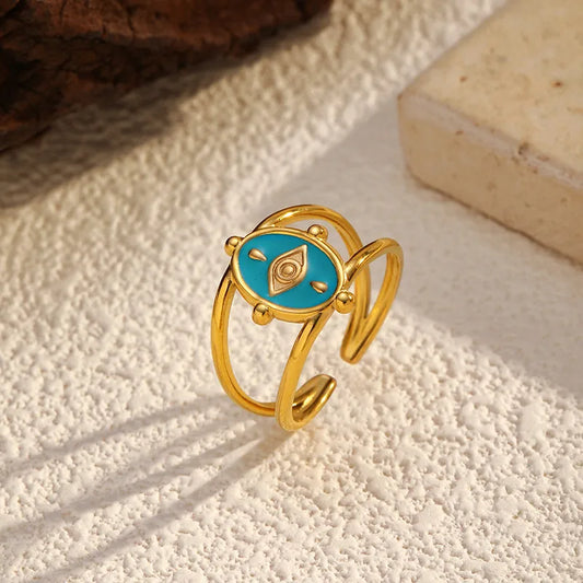 Nazar Charm Ring