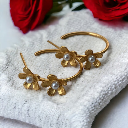 Two Flower Hoops