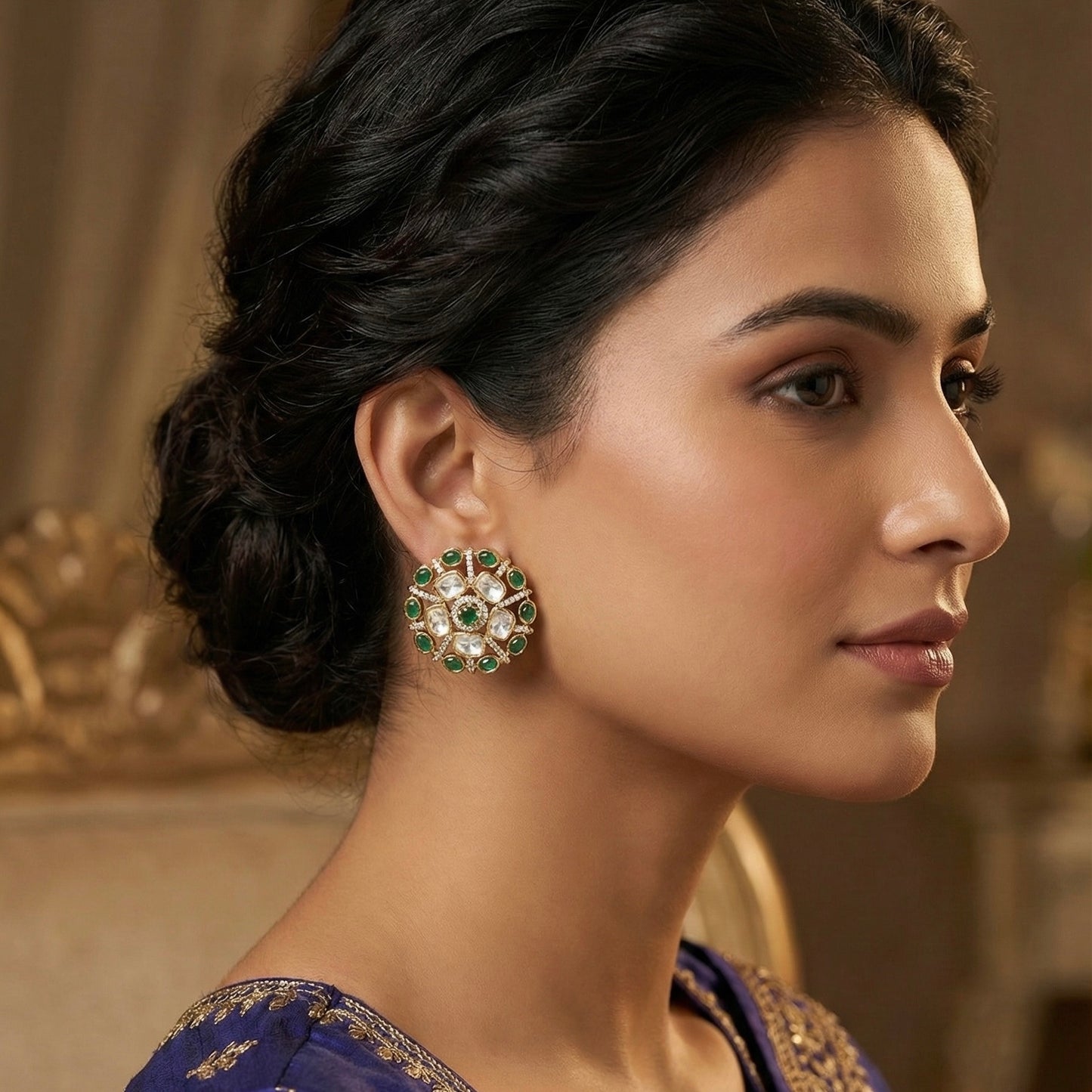 Emerald Royale Studs