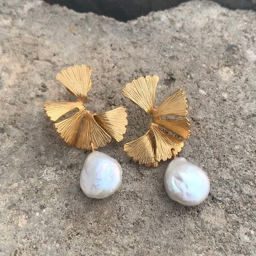 Multi Flower Baroque Earrings