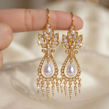 Royal Lotus Danglers