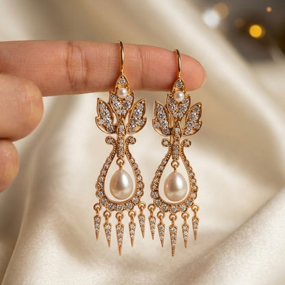 Royal Lotus Danglers