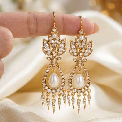 Royal Lotus Danglers