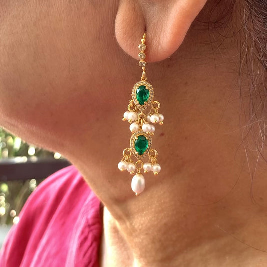 Royal Green Danglers