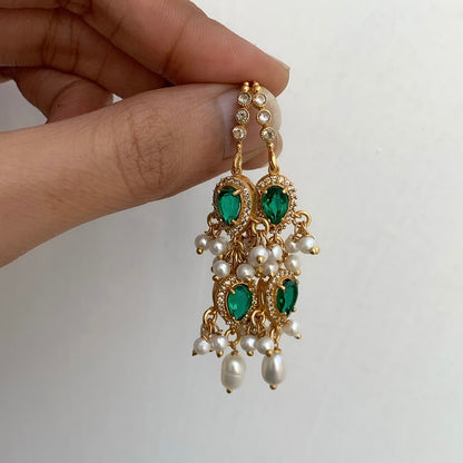 Royal Green Danglers