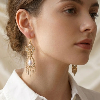 Royal Lotus Danglers