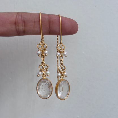 Crystal Threader Earrings