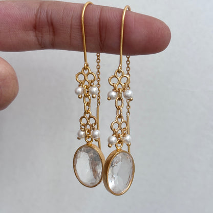 Crystal Threader Earrings
