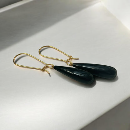 Black Onyx Danglers