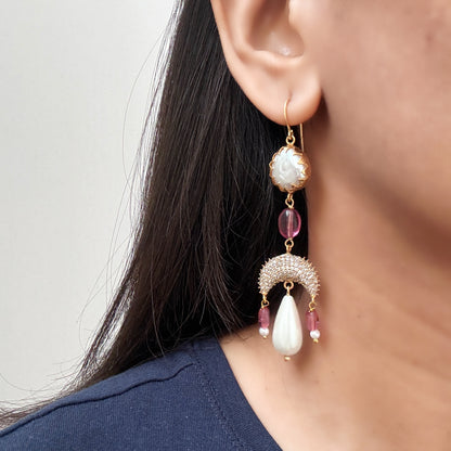 Modern Maharani Tourmaline Danglers