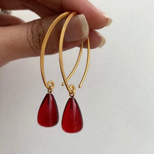 Load image into Gallery viewer, Cherry Red Earrings