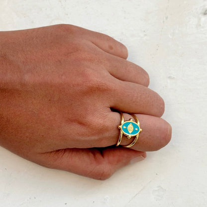 Nazar Charm Ring
