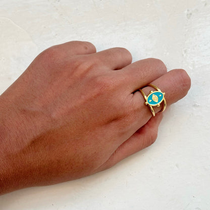 Nazar Charm Ring