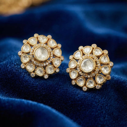 Kundan Bloom Studs