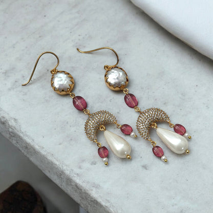 Modern Maharani Tourmaline Danglers