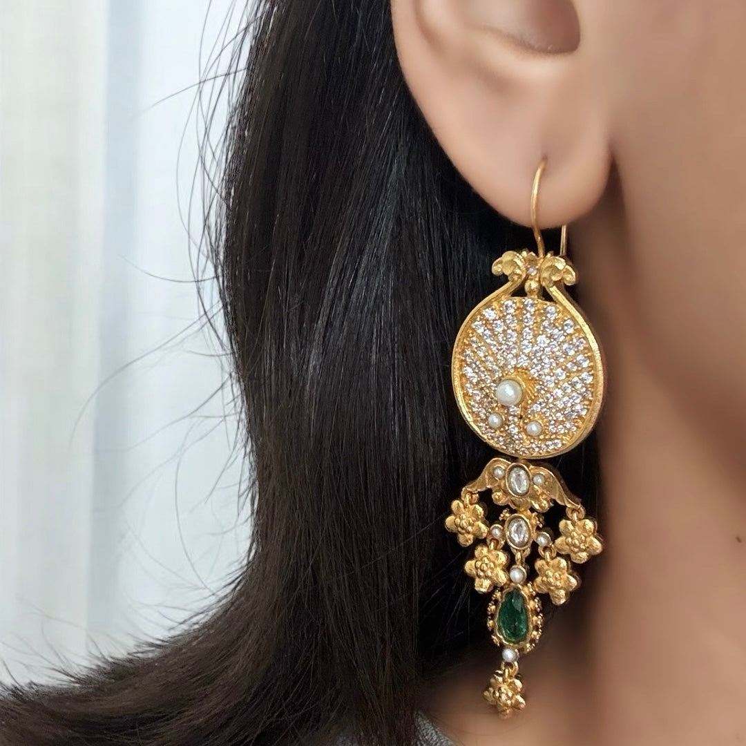 Statement Morpankh Earrings