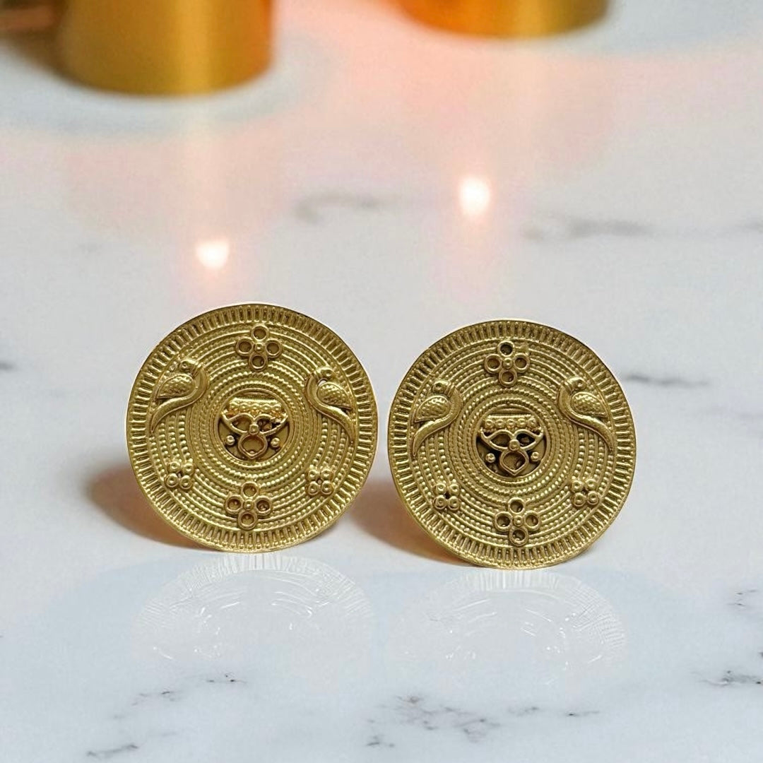Parrot Coin Studs
