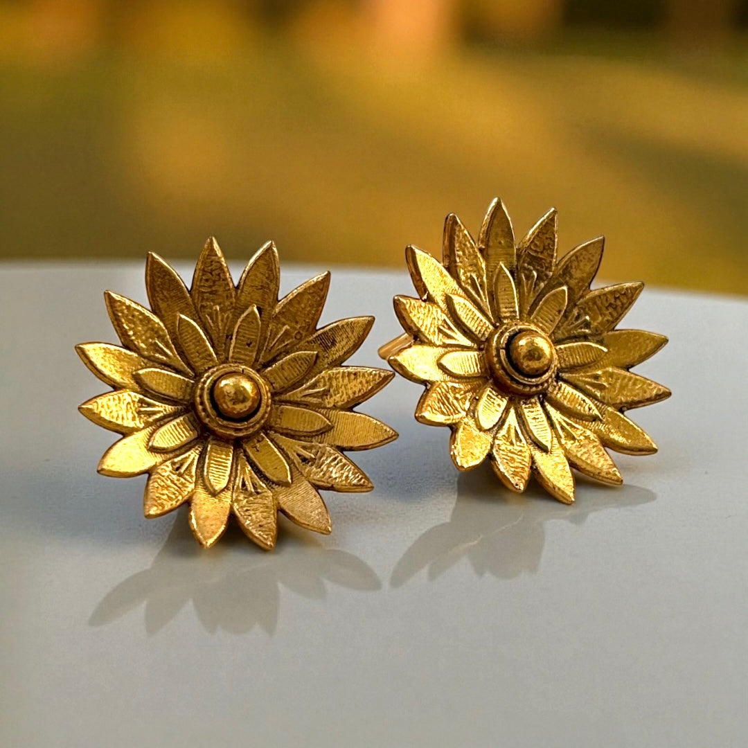 Golden Blossom Studs