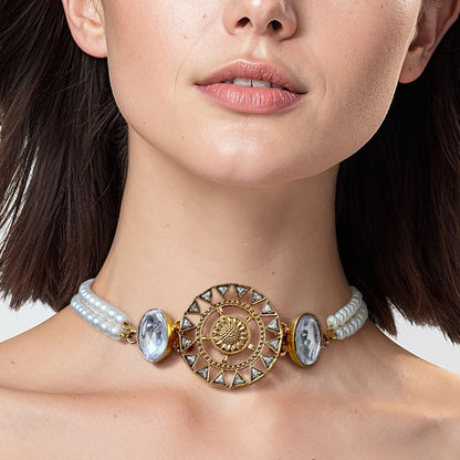 Polki Chakra Choker