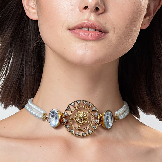 Polki Chakra Choker