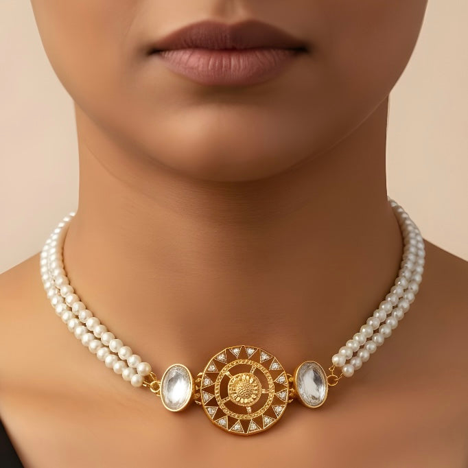 Polki Chakra Choker