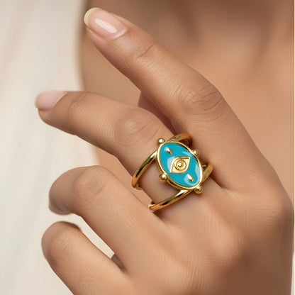 Nazar Charm Ring