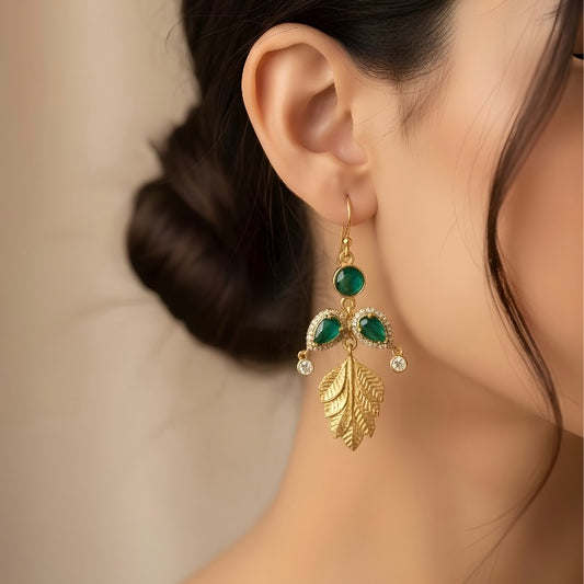 Mystic Leafdrop Earrings