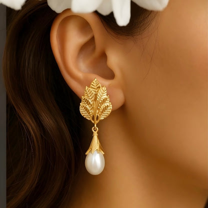 Aurora Leaves Earrings