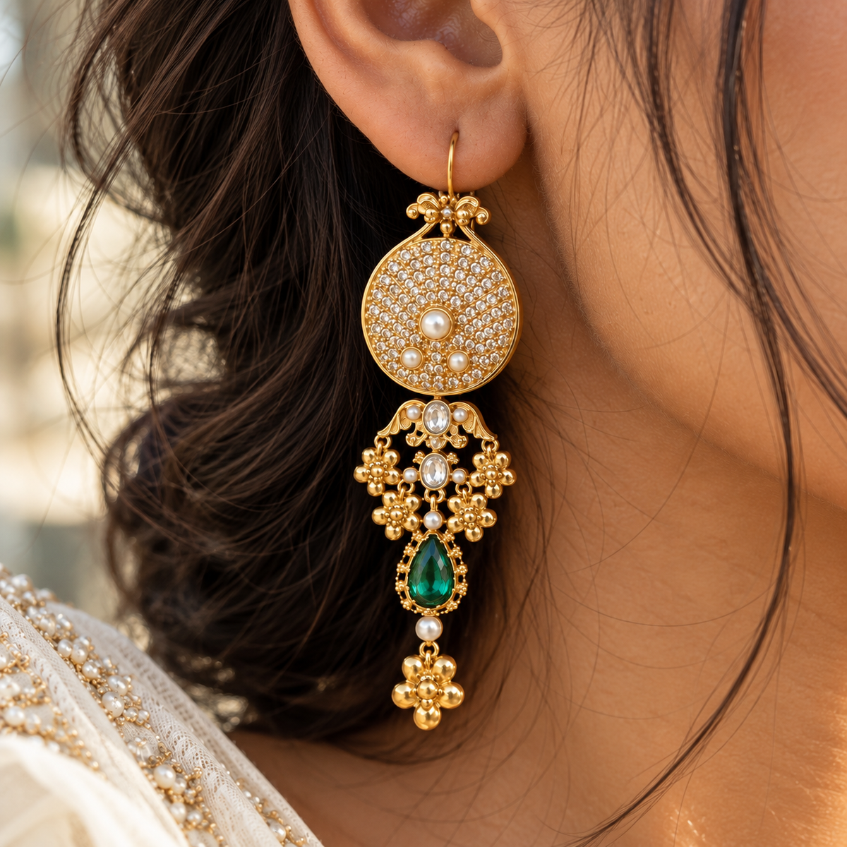 Statement Morpankh Earrings