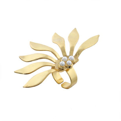 Abstract Flower Ring